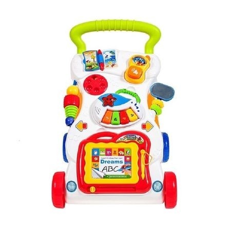Antemergator 2 in 1 cu activitati, pian si tablita de scris - 2 | YEO