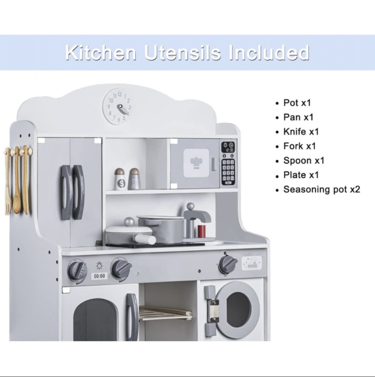 Bucatarie electrica Japoneza din lemn, Big White - 2 | YEO