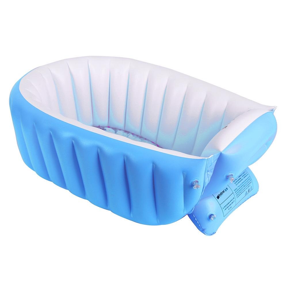 Cadita gonflabila pentru baita bebelusului, Big Blue - 3 | YEO
