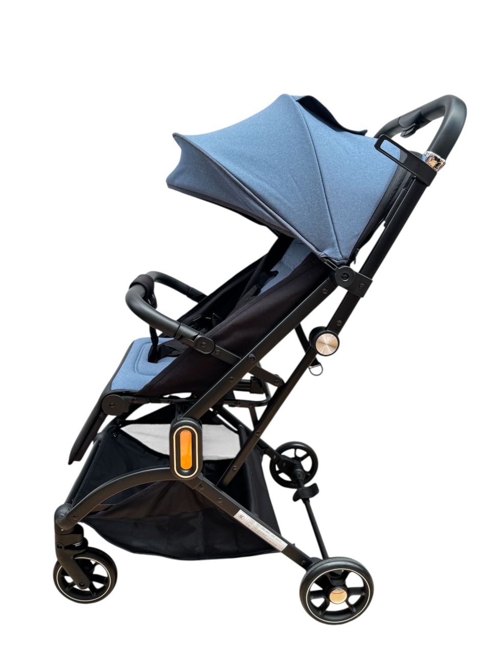 Carucior sport 002L, Albastru, L-Sun, cu pliere rapida, suspensii si pozitie de somn - 3 | YEO
