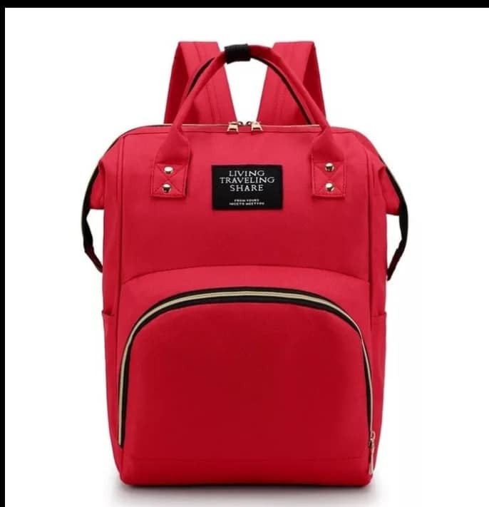 Geanta rucsac Living Share pentru mamicile de bebelusi, rosu - 1 | YEO