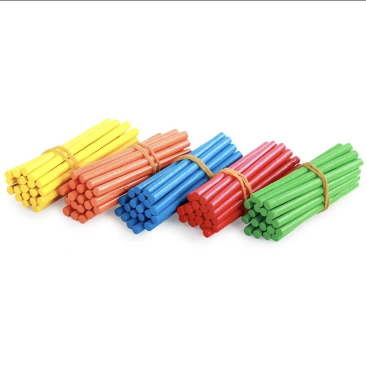 Joc Didactic Set 100 de Betisoare cu Cifre Incluse, din Lemn - 2 | YEO