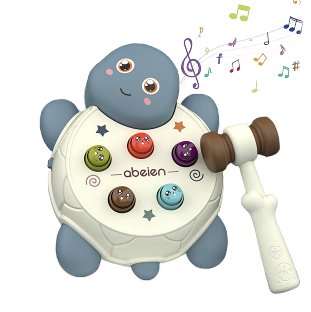Joc interactiv de motricitate Whack-a-mole – Testoasa bleu