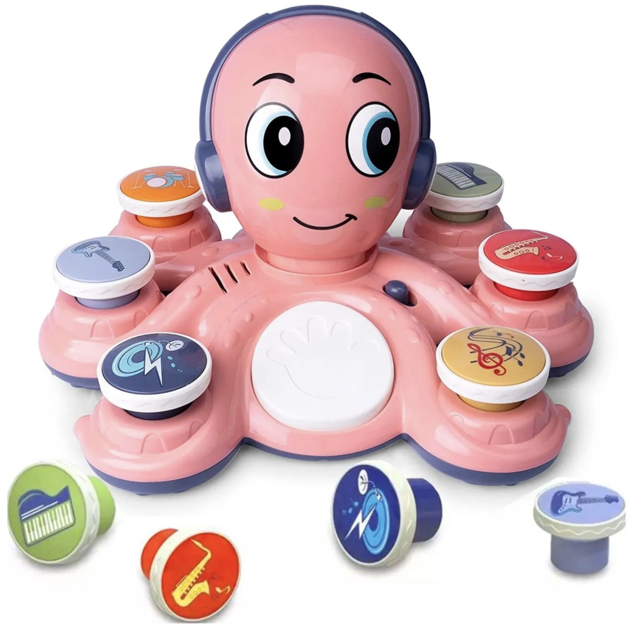 Jucarie Muzicala Interactiva 2 in 1 – Caracatita Roz