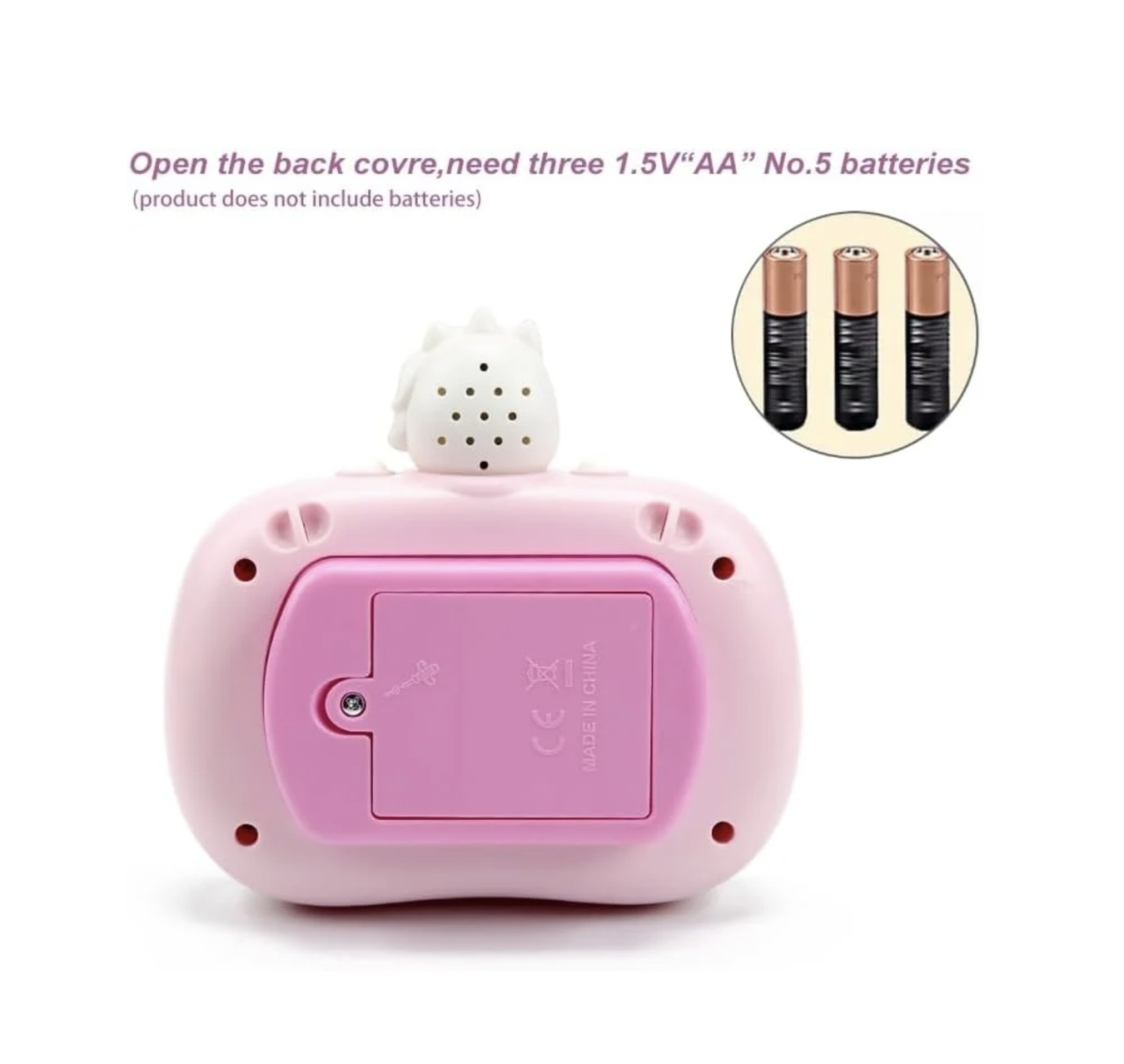 Jucarie senzoriala inteligenta Pop It cu lumini - Consola Interactiva Unicornul roz - 3 | YEO