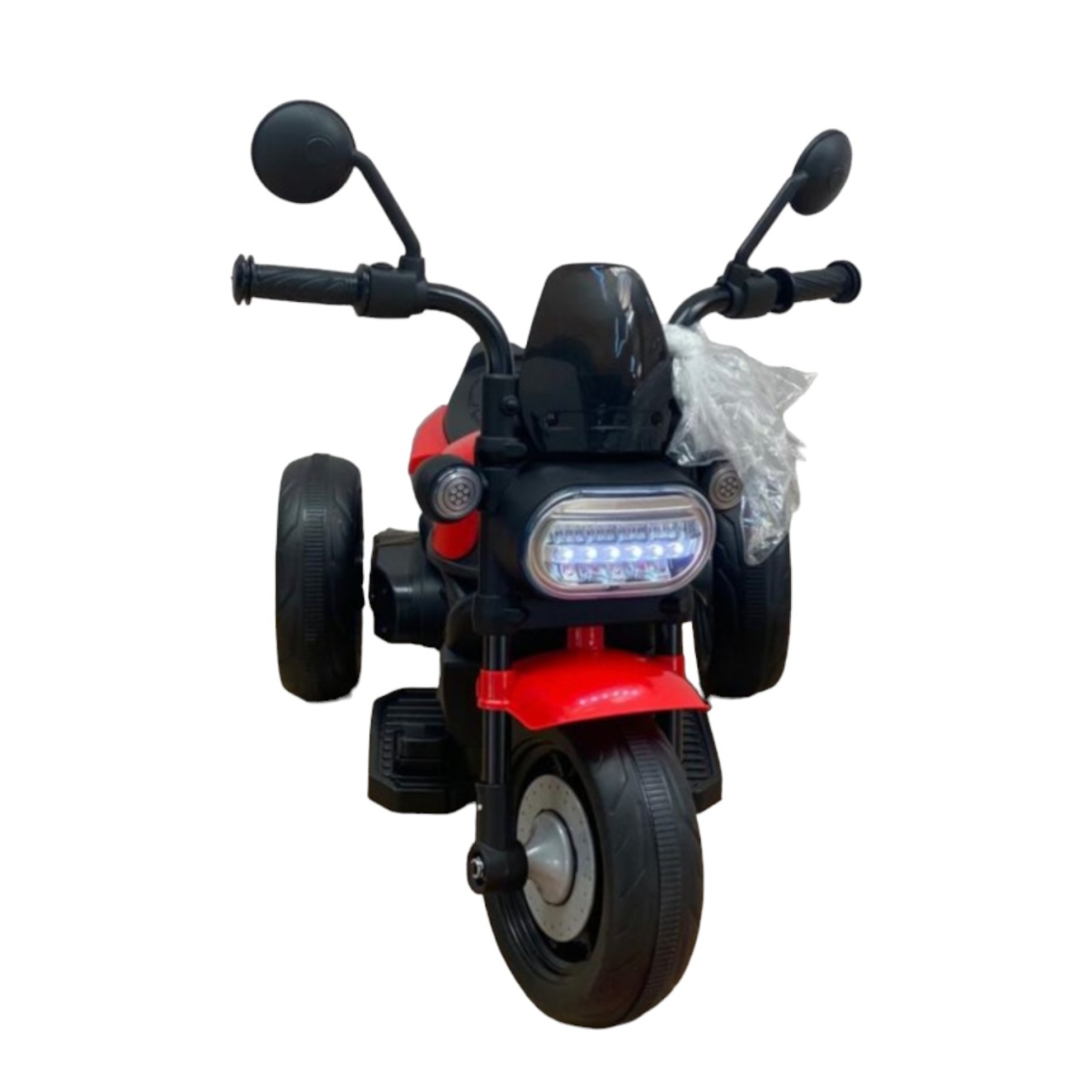 Motocicleta electrica copii 618R, acumulator 6V, 1 motor, cu sunete si lumini, rosu - 2 | YEO
