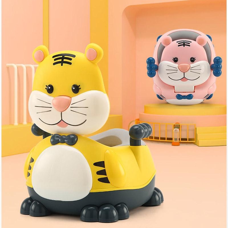 Olita muzicala ergonomica Happy Lion, galben - 3 | YEO