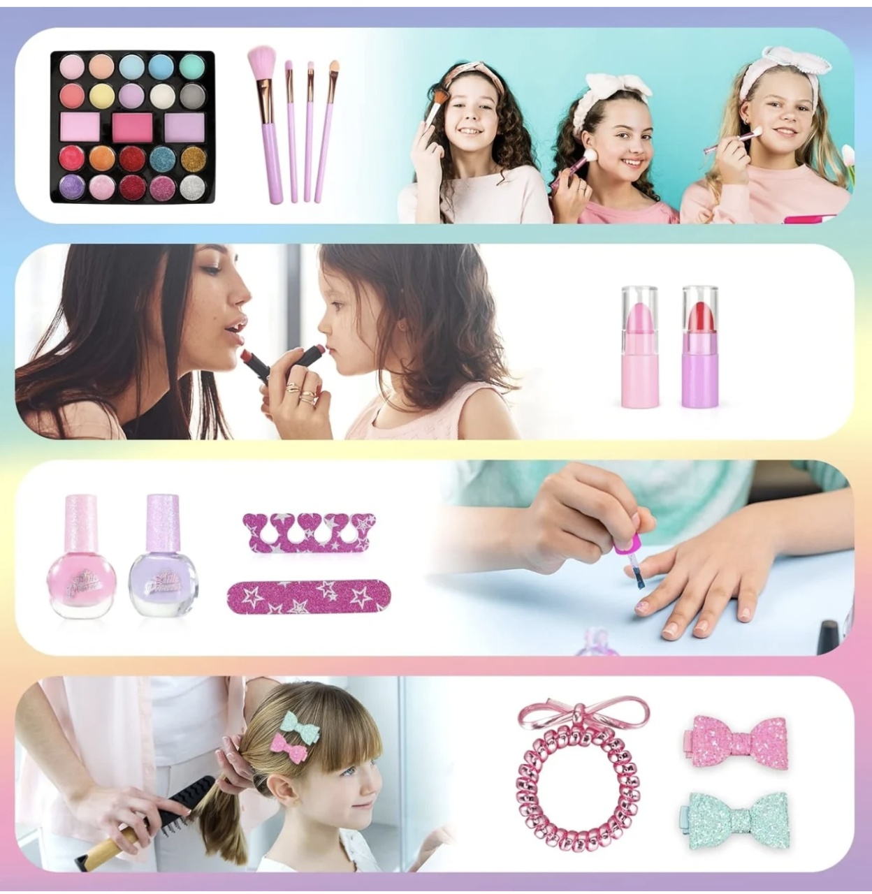 Set 15 accesorii de Machiaj si Accesorii pentru Copii - 3 | YEO