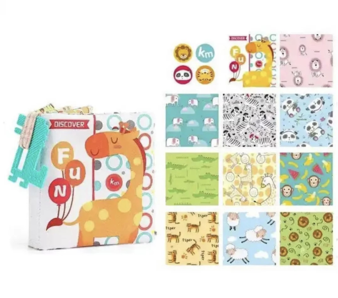Set 6 carti senzoriale bebe, cu jucarii de dentitie - 3 | YEO