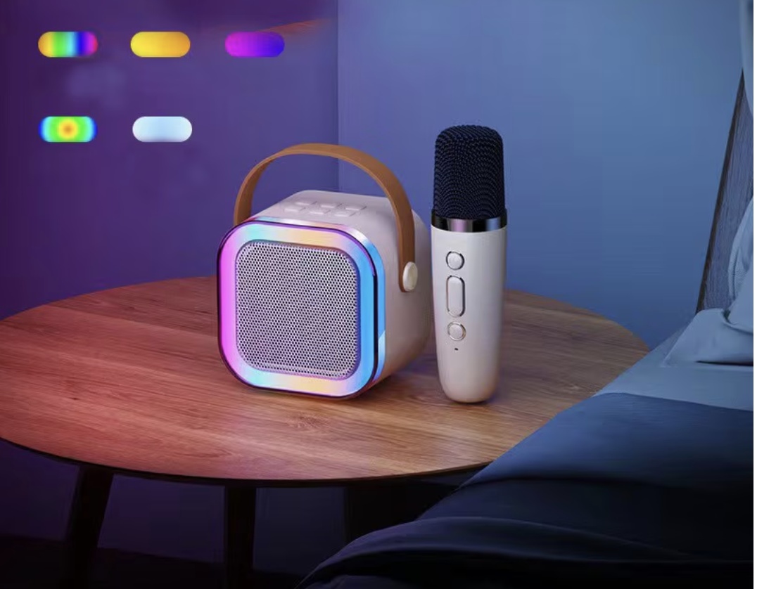 Set Karaoke cu Boxa Difuzor cu Microfon Wireless, cu bluetooth, acumulator - 3 | YEO