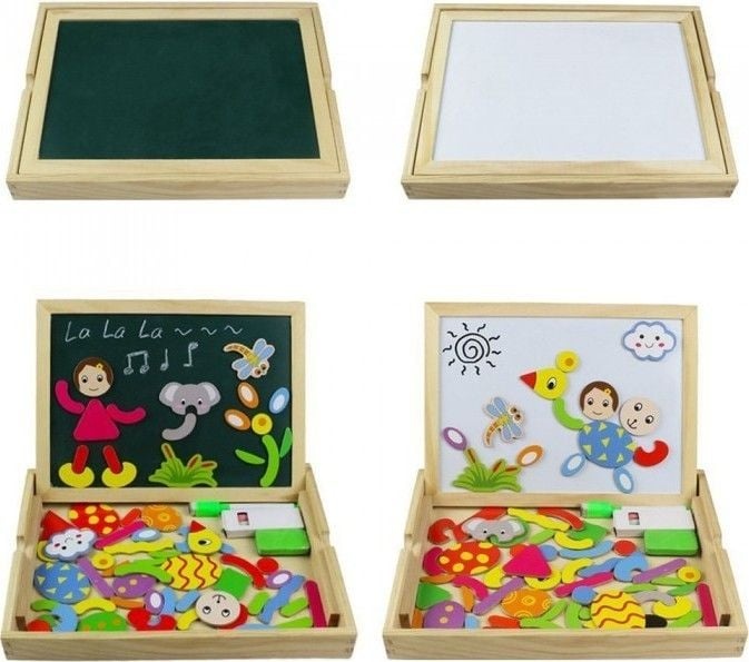 Tabla Din Lemn 3 In 1 Curtea Bunicii - 2 | YEO