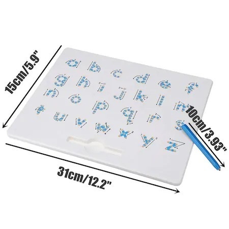 Tabla Invata literele mici ale alfabetului, cu creion magnetic - 3 | YEO