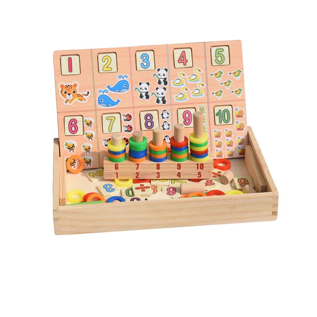 Tabla Multifunctionala De Matematica Din Lemn Donuts - 2 | YEO