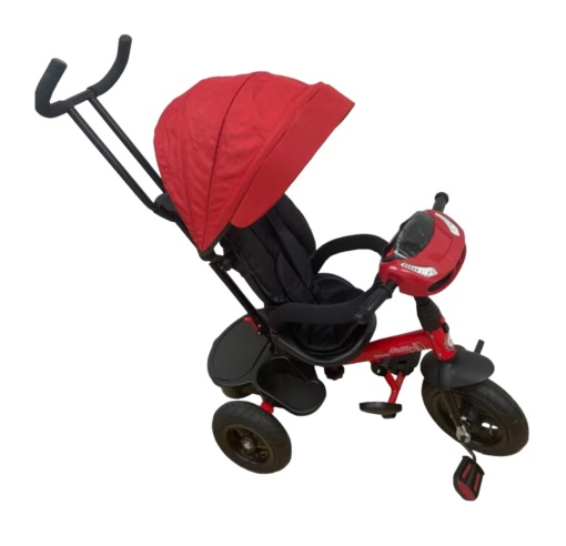 Tricicleta reversibila, pozitie de somn, cu lumina si sunete, T500 Rosu
