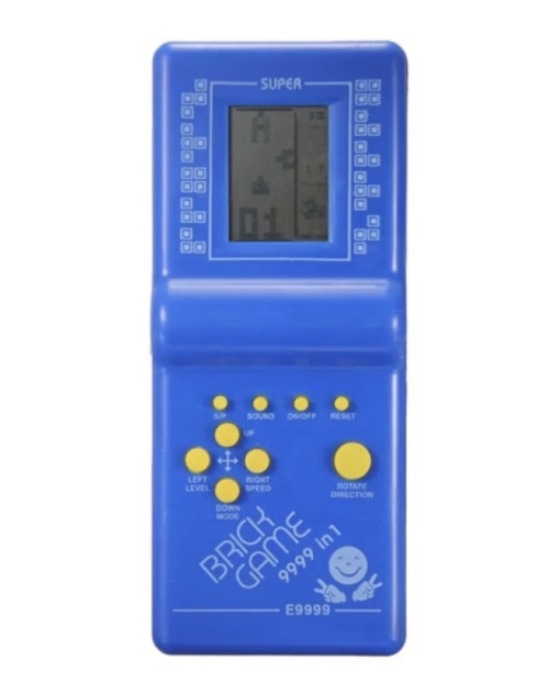 Joc Tetris Electric – Consola portabila cu ecran LCD, albastru