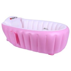 Cadita gonflabila pentru baita bebelusului, Big Pink - Img 6