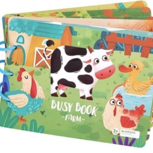 Carte educativa multifunctionala Busy Book Farm 2-6 ani - Img 4