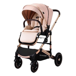 Carucior 2 in 1 transformabil, reversibil, pliabil, F3 Luxury Cream - Img 9