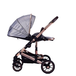 Carucior 2 in 1 transformabil, reversibil, pliabil, F3 Luxury Grey - Img 7