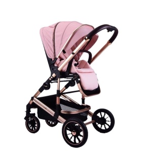 Carucior 2 in 1 transformabil, reversibil, pliabil, F3 Luxury Pink - Img 6