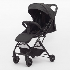Carucior sport C5, Negru, ultra usor, compact, cu sistem One Hand Folding si functie tip troller - Img 5