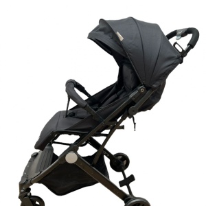 Carucior sport copii, pliere compacta pentru avion, cu sistem troller, C8 negru - Img 4