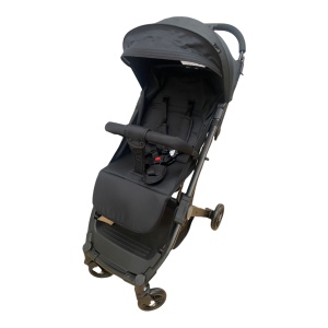 Carucior sport copii, pliere compacta pentru avion, cu sistem troller, C8 negru - Img 6