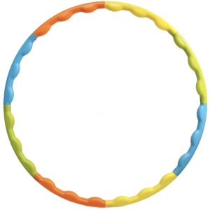 Cerc Hula Hoop Demontabil, 8 piese, 80 cm - Img 1