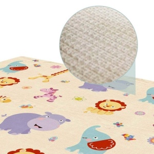 Covor Termoizolant Gros, Happy Jungle, 200 x 180 x 1 cm, cu Doua Fete - Img 5