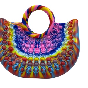 Geanta tip poseta Big Rainbow Pop it, Fidget Toy - Img 3