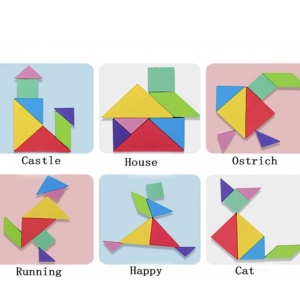 Joc Montessori, Tangram Magnetic - Img 14