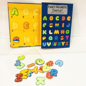 Joc Puzzle magnetic literele alfabetului Fancy Chartlet - Img 4