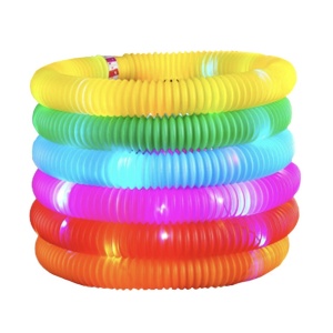 Jucarie senzoriala, antistres, Pop Tubes cu lumini LED - Img 2