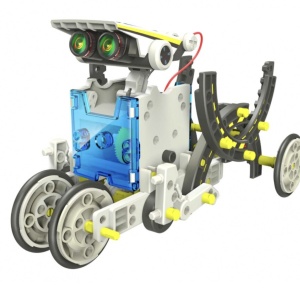 Kit robotica 14 in 1, de constructie cu energie solara - Img 12