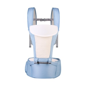 Marsupiu ergonomic cu scaunel de sustinere, MD2001, bleu - Img 2