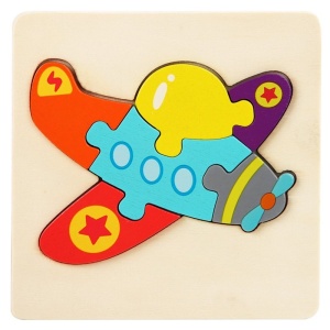 Puzzle 3D mini pastel, din lemn - Img 12