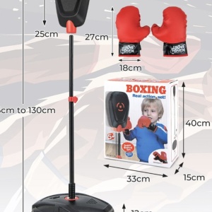 Sac de box cu manusi, inaltime reglabila 85 - 130 cm - Img 10