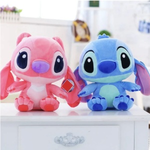 Set doua mascote din plus Stitch si Angel 20 cm - Img 4
