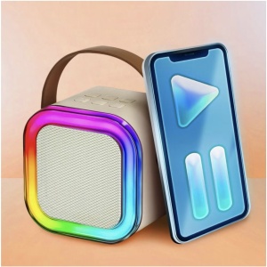Set Karaoke cu Boxa Difuzor cu Microfon Wireless, cu bluetooth, acumulator - Img 18