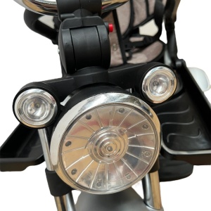 Tricicleta cu far luminos si sunete, Maner reversibil, SL03 - Albastru - Img 24