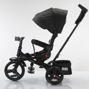 Tricicleta cu scaun reversibil si pozitie de somn, SL02 - Negru - Img 5