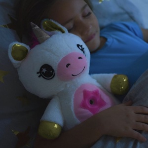 Unicornul Magic din plus cu muzica si proiectii de lumini, alb - Img 5