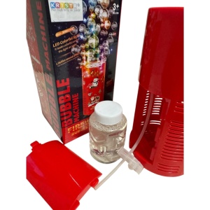 Aparat de baloane automat cu 13 orificii si lumini LED, cu efect de artificii, rosu - Img 6