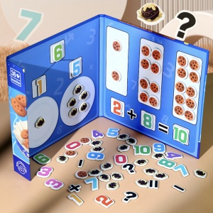 Carte magnetica asocieri matematice – Aritmetica cu prajiturele de la 1 - 10 - Img 3