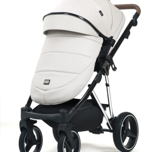 Carucior 3 in 1, G9 Luxury Alb, reversibil, cu suspensii - Img 3