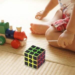 Cub mecanic 3x3x3 antistres, Carbon, Moyu, de viteza, Speedcube - Img 5