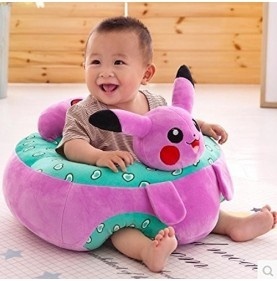 Fotoliu Bebe Pikachu Invat sa stau in fundulet, 45 cm, din plus - Img 2
