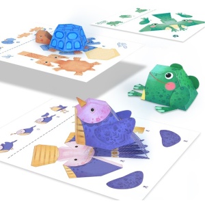 Joc de creatie Origami cu 10 animale - Img 17