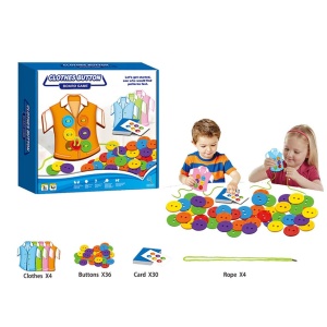 Joc educativ de snuruit - Pune Nasturii pe Haina - Img 2