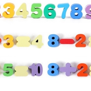 Joc Montessori 5 in 1 Logarithmic Plate Beads, din lemn - Img 6